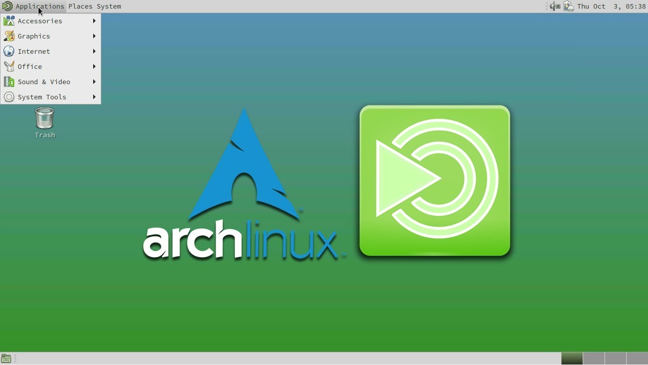 How to install GUI in Arch Linux - Desktop Environment MATE - YouTube