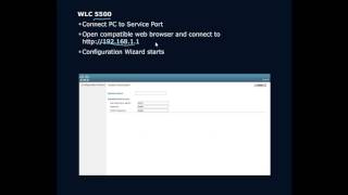 WLC AireOS CLI and GUI Setup Wizard