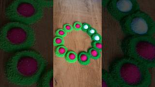 Simple Rangoli | Satisfying Rangoli | Easy Rangoli Tips and Tricks|ASMR#rangoli#satisfying#asmr