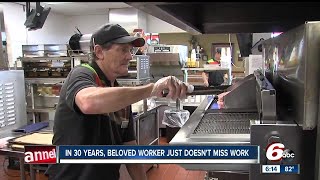 Kokomo Man Employed At Burger King For Three Decades Doesnt Miss Work