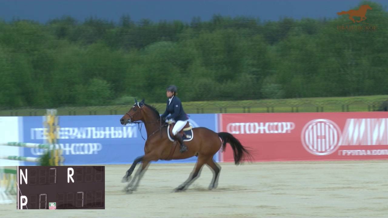 Чемпионат России по конкуру Маршрут №8 125 Шведова Мария и Ферреро Роше