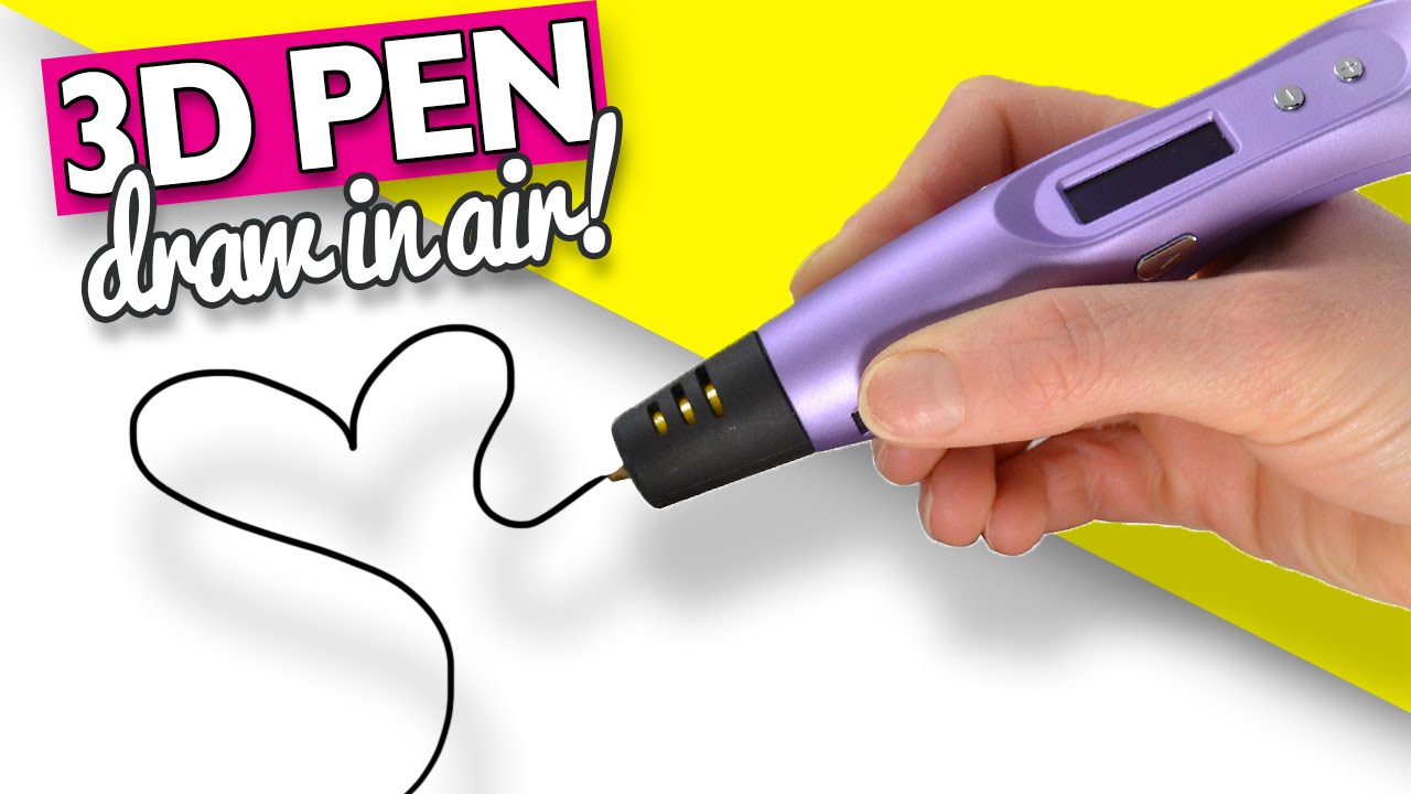 Draw in the air with the silver Nano 3D Printing Pen from 3D&Print! -  3D&Print