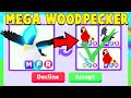 Trading my MEGA WOODPECKER in Adopt Me!