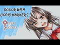 How to color manga with copic markers