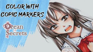 How to color Manga with Copic Markers