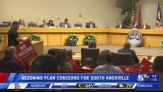 Rezoning plan concerns for South Knoxville