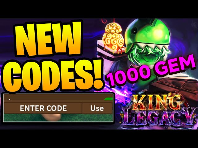 NEW* WORKING ALL CODES FOR KING LEGACY IN 2023 DECEMBER! ROBLOX