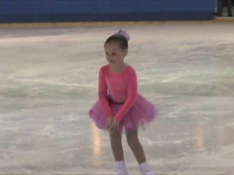 Kristen Pujol 6yrs.Old Kendall Ice Arena Basic Ski...