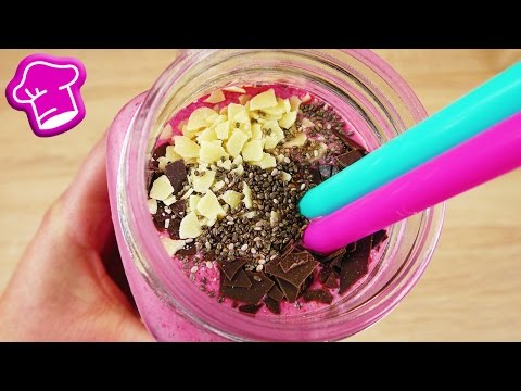 Mega Frühlings Shake in PINK 💗 Himbeeren, Chia & Schoko | Super lecker & easy | Yummy