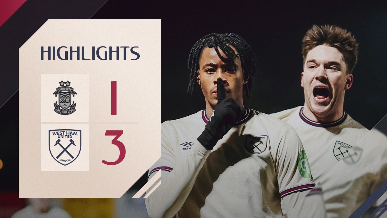 Tamworth 1-3 West Ham U21 | Semi-Final | National League Cup Highlights