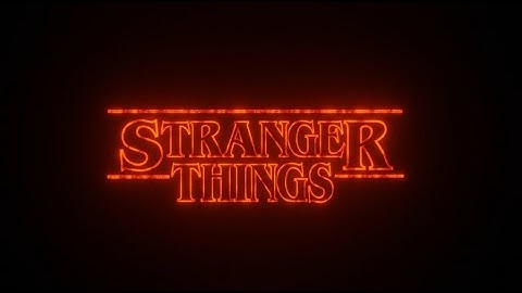 Stranger Things 5 Intro