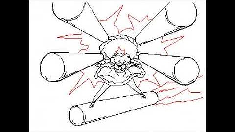 Touhou Animated [Moriya suwako Vs yasaka kanako]