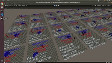 Unity ml-agents - Spider vs Prey simulation