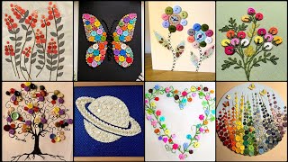Amazing DIY Button Crafts You Must Try | Elegant Button Art, Home Decoration & Handmade Gift Ideas 🦋
