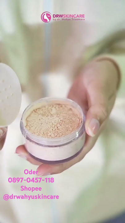Bedak Tabur / Lightening Silky Soft Powder dari Drw Skincare yang bervariasi. #drwskincare