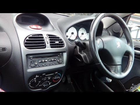 Peugeot 206 1998 - 2009 how to fit aftermarket radio + steering controls