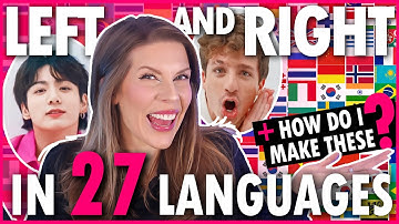 I sang LEFT AND RIGHT by CHARLIE PUTH ft. JUNGKOOK in 27 LANGUAGES! + How do I make these?