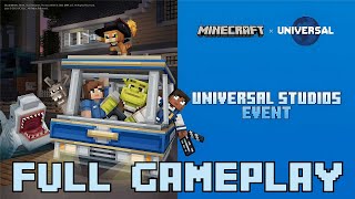 Minecraft x Universal Studios Free Event - Full Gameplay Walktrough  (PC, Xbox, PS4, Mobile)