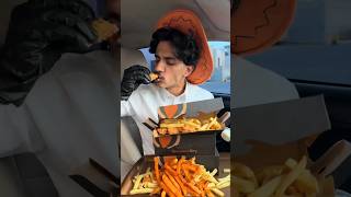 Fries🍟+Spicy chicken 😋#asmr #food #short