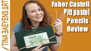 FABER CASTELL PITT PASTEL pencil REVIEW | TinaBaeyensArt