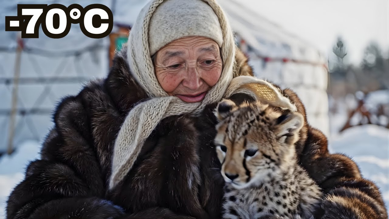 Life at −70°C | Elderly Woman Saves a Cheetah Cub