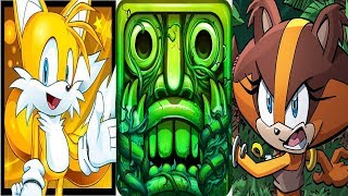 Sonic Dash 2 Sonic Boom Sticks VS Temple Run 2 VS Sonic Boom Tails| Android iPad iOS Gameplay screenshot 3