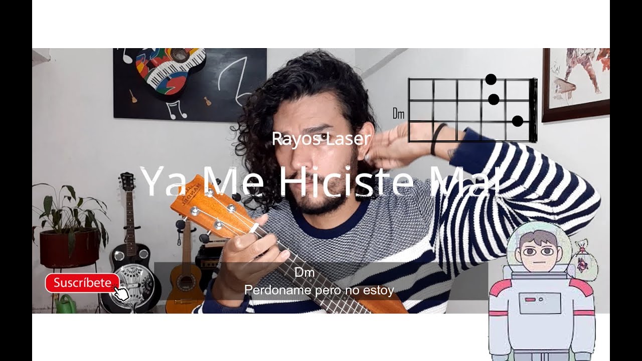 Rayos Laser - Ya Me Hiciste Mal (Tutorial Ukulele) - YouTube