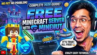 How To Create a Free Minecraft Server With Minehut | How To Make Minehut Server | Minehut Tutorial
