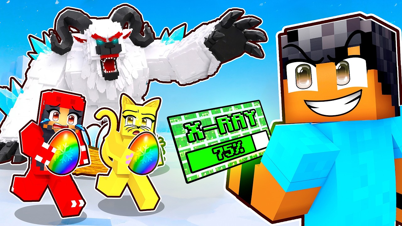 USEI A CONTA do DONO no ROUBE UM OVO no MINECRAFT
