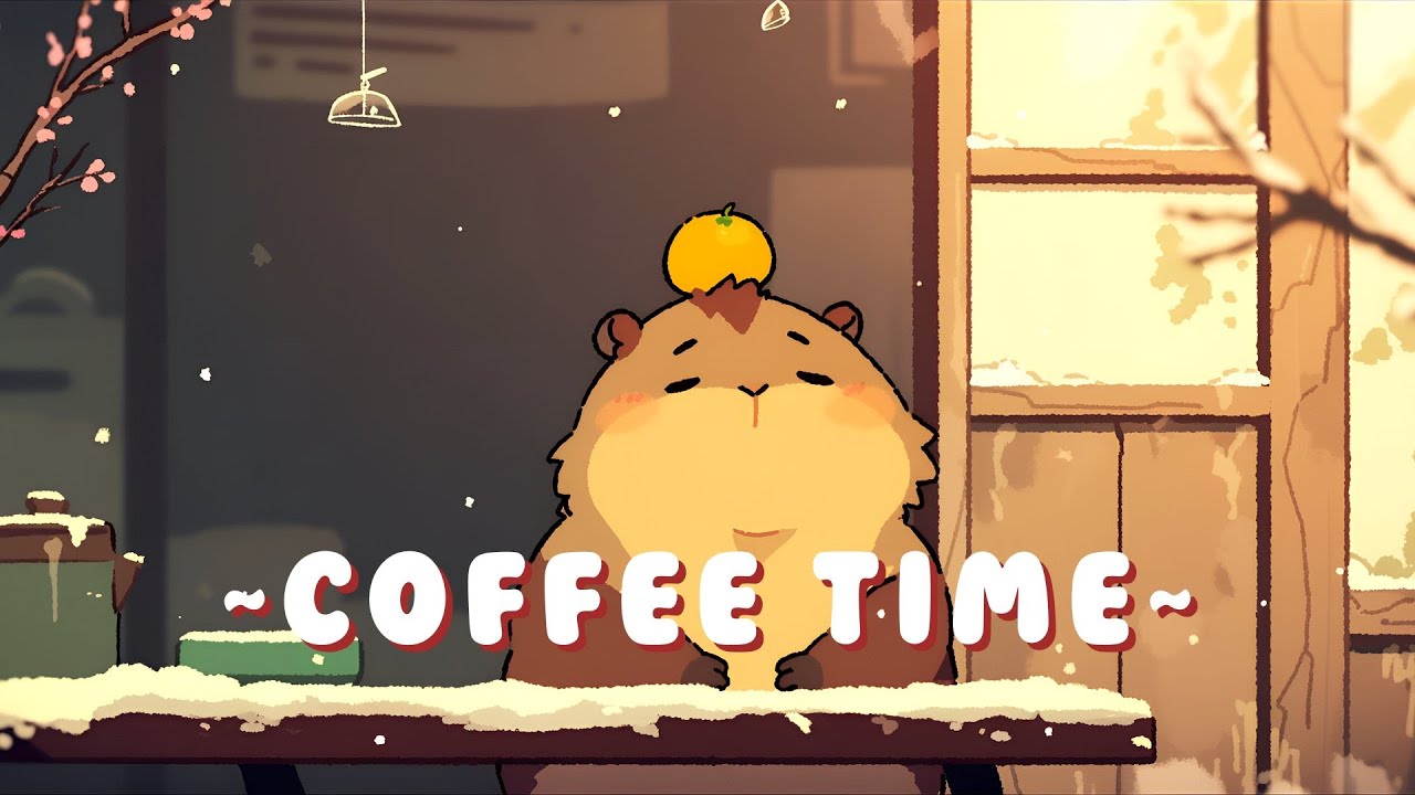 Capybara Chill Station - Ambient Study Beats Mix ~ Peaceful Moments ~ 🦫 🎵 🌙