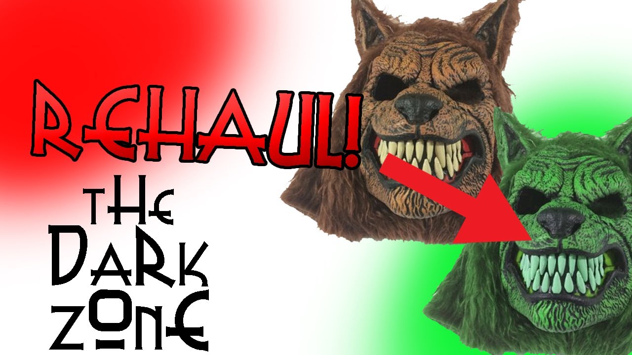 DaRk zOnE 2020: Making A Blacklight Reactive Werewolf Mask - Part 1
