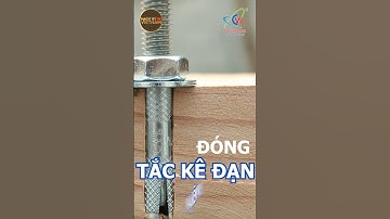 Cách đóng tắc kê nở đúng cách, nhanh và hiệu quả #codien #tackedan #tackenodan #tyren #thinhhanh