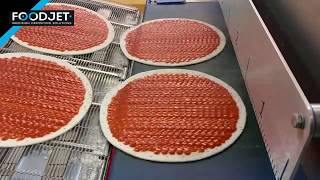 Pizza sauce depositor for industrial production lines | FoodJet