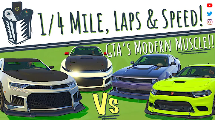 Vigero ZX vs Buffalo STX vs Gauntlet HF vs Dominator GTX - GTA's Top Cars Tested! XSX (2022) [HD]