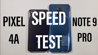 Google Pixel 4a vs Xiaomi Redmi Note 9 Pro Speed Test Wealth