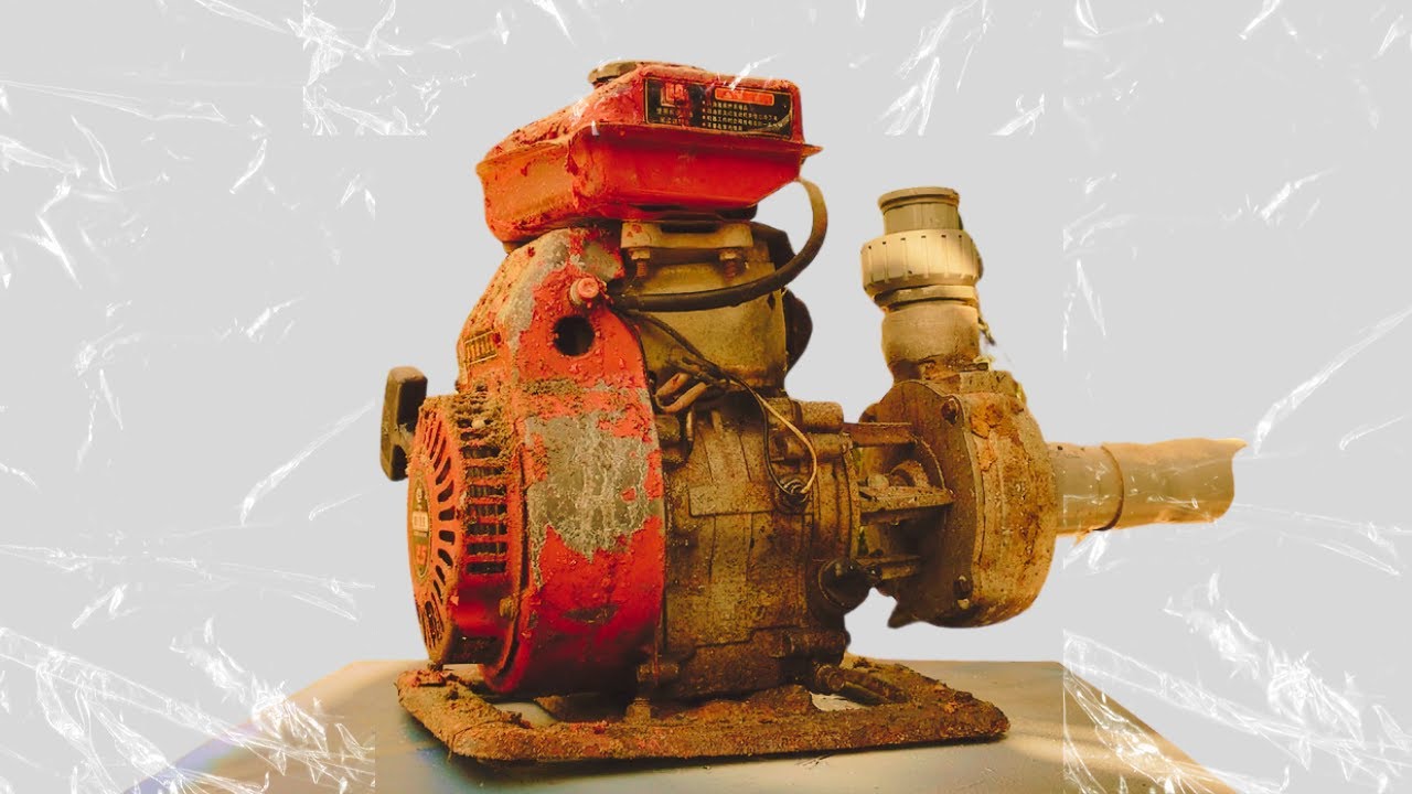 Guide to Restore Old Rusty Petrol Mixed Water Pump / 2K Restoration