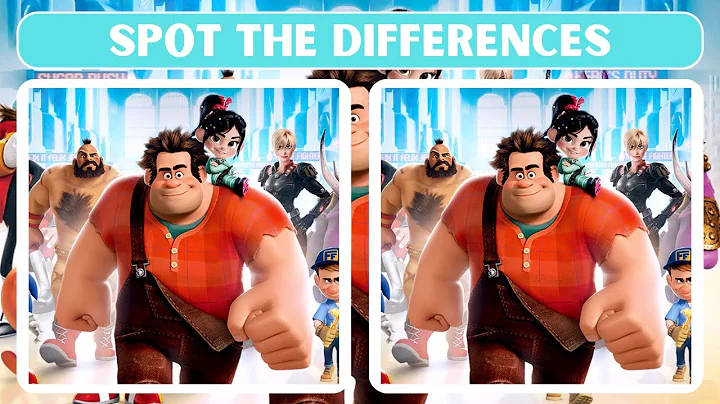 Can You Find The Differences Game - Wreck-It Ralph Movie Edition!