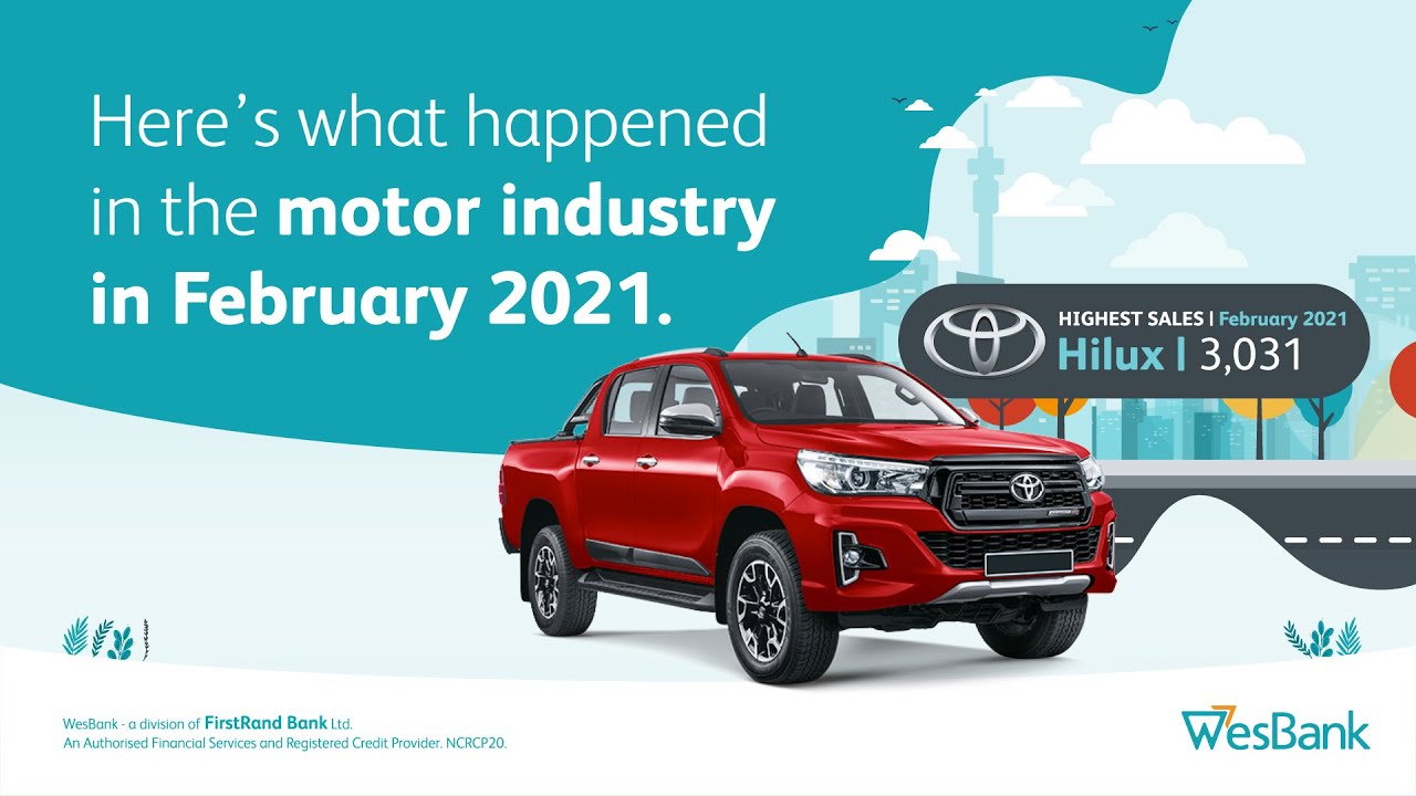 SA Vehicle Sales Figures for February 2021 | WesBank