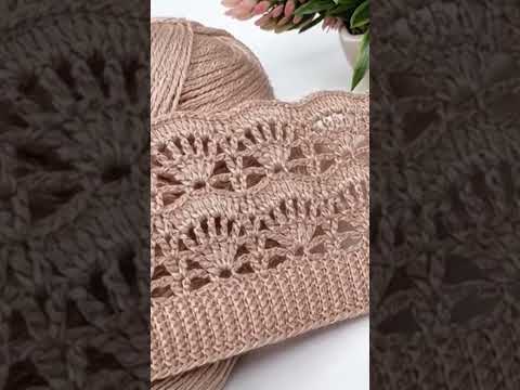 Tığ işi örgü yelek modeli #crochet #knitting #örgü #tığişi #yelek