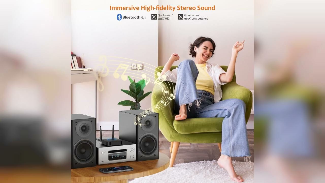 Review: [Upgraded] 1Mii B06Pro Long Range Bluetooth Receiver, HiFi Wireless Audio Adapter, Blu...