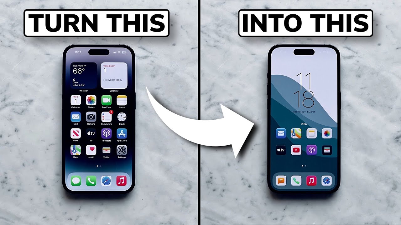 How to Customize Your Homescreen on iOS - YouTube