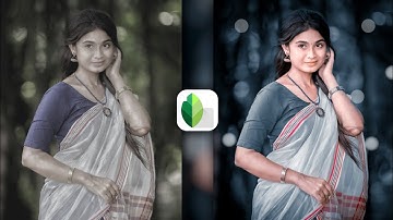 snapseed 🔥 ख़तरनाक तरीका bokeh effect realistic photo editing || background change editing