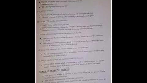 CS 404-EMBEDDED SYSTEMS- MODULE-5 Lecture -2  Rahul M Nair