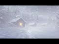 ❄ Recharge Your Spirit ❄ Snowstorm Sound Therapy with Loud Blizzard for Quick Calm and Restful Sleep
