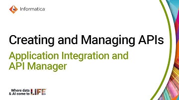 Creating and Managing APIs in Application Integration and API Manager