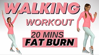 20 Minute Walking Exercise for Weight Loss  - Walk the Weight Off at Home