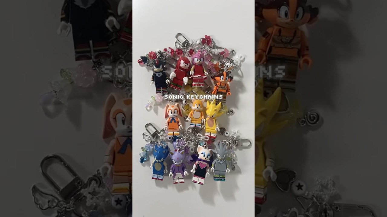 ᯓ★ sonic keychains 🌀💨