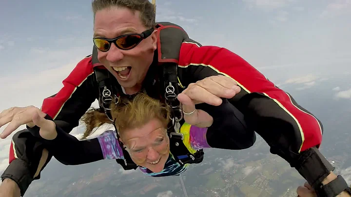 April hoffman's Tandem skydive in Northeast PA!