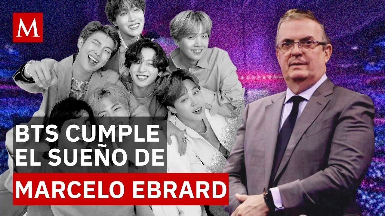 Marcelo Ebrard se muestra feliz por la llegada de la banda de k-pop BTS a México