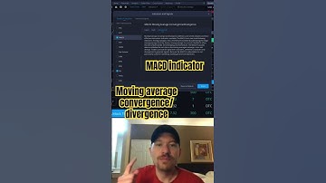 What is the MACD Indicator, what is the moving average convergence/divergence indicator, how to MACD